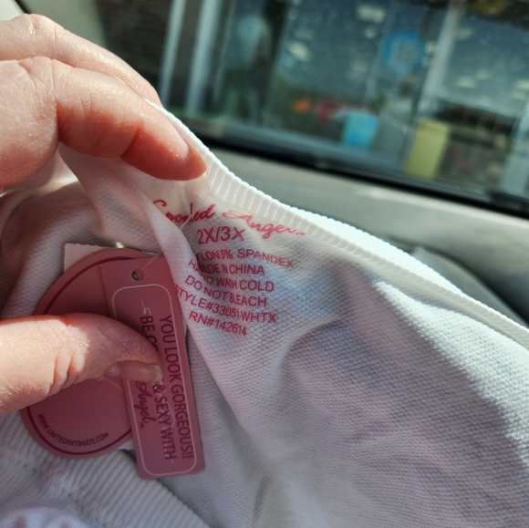 CLEARANCE NWT Soft cottony feel a 2X to 3x bra set of five - Picture 2 of 2